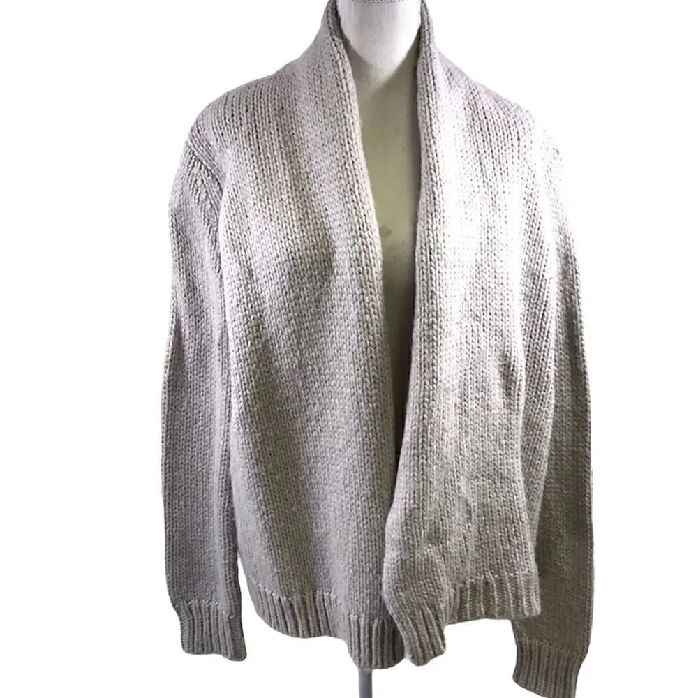 Joie Beige Brunone Wool Alpaca Blend Cardigan S